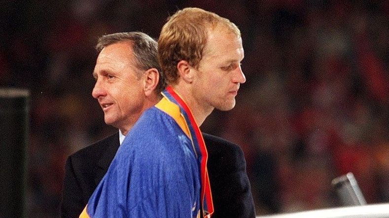 Jordi Cruyff dan Johan Cruyff. Copyright: © dailymail